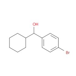 Aobchem&nbsp;(4-Bromophenyl)(cyclohexyl)methanol |  ≥95% |  CAS 106166-01-2 |  C13H17BrO |  250mg
