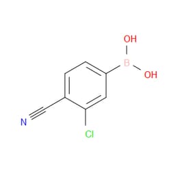Aobchem&nbsp;(3-Chloro-4-cyanophenyl)boronic acid |  ≥95% |  CAS 1008415-02-8 |  C7H5BClNO2 |  1g