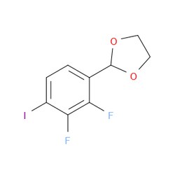 Aobchem 2-(2 3-Difluoro-4-iodophenyl)[1 3]dioxolane | ≥97% | CAS 885590-98-7