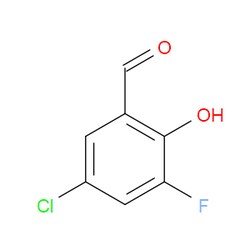 Aobchem&nbsp;5-Chloro-3-fluoro-2-hydroxybenzaldehyde |  ≥97% |  CAS 394-96-7 |  C7H4ClFO2 |  5g