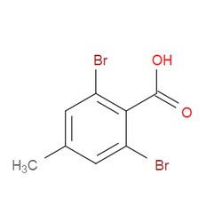Aobchem&nbsp;2 6-Dibromo-4-methylbenzoic acid |  ≥97% |  CAS 128733-74-4 |  C8H6Br2O2 |  250mg