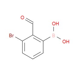 Aobchem&nbsp;3-Bromo-2-formylphenylboronic acid |  ≥97% |  CAS 928048-12-8 |  C7H6BBrO3 |  1g