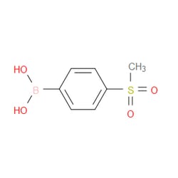 Aobchem&nbsp;4-(Methylsulfonyl)phenylboronic acid |  ≥97% |  CAS 149104-88-1 |  C7H9BO4S |  10g