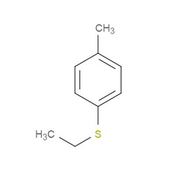 Aobchem&nbsp;1-(Ethylthio)-4-methylbenzene |  ≥97% |  CAS 622-63-9 |  C9H12S |  1g