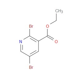 Aobchem&nbsp;Ethyl 2 5-dibromo-3-pyridinecarboxylate |  ≥97% |  CAS 1214375-74-2 |  C8H7Br2NO2 |  1g