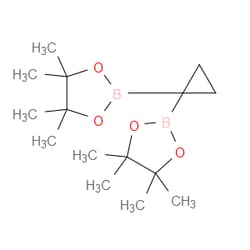 Aobchem&nbsp;2 2 -(Cyclopropane-1 1-diyl)bis(4 4 5 5-tetramethyl-1 3 2-dioxaborolane) |  ≥95% |  CAS 2222867-16-3 |  C15H28B2O4 |  10g