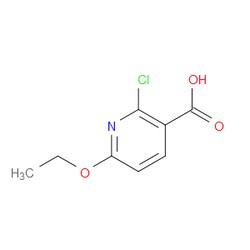 Aobchem&nbsp;2-Chloro-6-ethoxypyridine-3-carboxylic acid |  ≥97% |  CAS 888740-54-3 |  C8H8ClNO3 |  5g