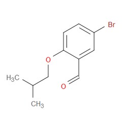 Aobchem&nbsp;5-Bromo-2-isobutoxybenzaldehyde |  ≥97% |  CAS 222315-01-7 |  C11H13BrO2 |  10g