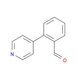 Aobchem&nbsp;2-(4-Pyridinyl)benzaldehyde |  ≥97% |  CAS 176526-00-4 |  C12H9NO |  1g