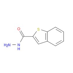 Aobchem&nbsp;Benzo[b]thiophene-2-carbohydrazide |  ≥97% |  CAS 175135-07-6 |  C9H8N2OS |  5g