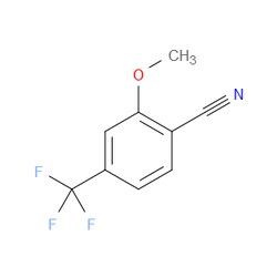 Aobchem&nbsp;2-Methoxy-4-(trifluoromethyl)benzonitrile |  ≥97% |  CAS 132927-08-3 |  C9H6F3NO |  5g