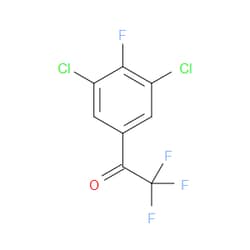 Aobchem&nbsp;1-(3 5-Dichloro-4-fluorophenyl)-2 2 2-trifluoroethanone |  ≥97% |  CAS 1190865-44-1 |  C8H2Cl2F4O |  25g