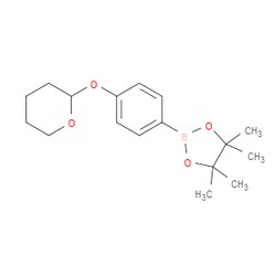 Aobchem&nbsp;4-(Tetrahydro-2H-pyran-2-yloxy)phenylboronic acid pinacol ester |  ≥95% |  CAS 889865-38-7 |  C17H25BO4 |  5g