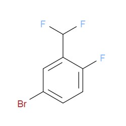 Aobchem&nbsp;4-Bromo-2-(difluoromethyl)-1-fluorobenzene |  ≥95% |  CAS 445303-69-5 |  C7H4BrF3 |  25g
