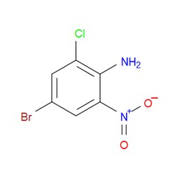 Aobchem&nbsp;4-Bromo-2-chloro-6-nitroaniline |  ≥95% |  CAS 34033-41-5 |  C6H4BrClN2O2 |  25g
