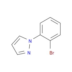 Aobchem&nbsp;1-(2-Bromophenyl)-1H-pyrazole |  ≥97% |  CAS 87488-84-4 |  C9H7BrN2 |  10g