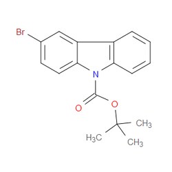 Aobchem&nbsp;Tert-butyl 3-bromo-9H-carbazole-9-carboxylate |  ≥95% |  CAS 1257248-29-5 |  C17H16BrNO2 |  10g