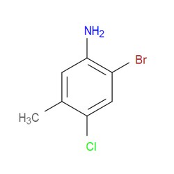 Aobchem&nbsp;2-Bromo-4-chloro-5-methylaniline |  ≥97% |  CAS 939989-85-2 |  C7H7BrClN |  5g