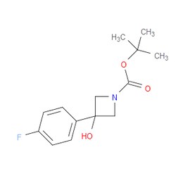 Aobchem&nbsp;Tert-butyl 3-(4-fluorophenyl)-3-hydroxyazetidine-1-carboxylate |  ≥95% |  CAS 958297-44-4 |  C14H18FNO3 |  1g