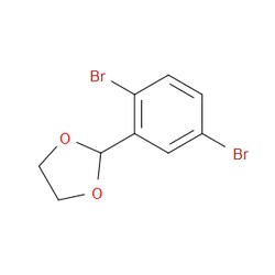 Aobchem&nbsp;2-(2 5-Dibromophenyl)-1 3-dioxolane |  ≥95% |  CAS 139194-78-8 |  C9H8Br2O2 |  5g