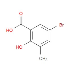 Aobchem&nbsp;5-Bromo-2-hydroxy-3-methylbenzoic acid |  ≥97% |  CAS 36194-82-8 |  C8H7BrO3 |  1g