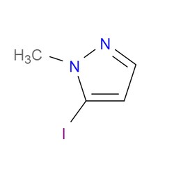 Aobchem&nbsp;5-Iodo-1-methyl-1H-pyrazole |  ≥97% |  CAS 34091-51-5 |  C4H5IN2 |  10g