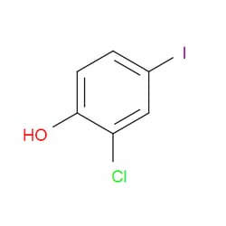 Aobchem&nbsp;2-Chloro-4-iodophenol |  ≥97% |  CAS 116130-33-7 |  C6H4ClIO |  5g