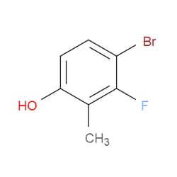 Aobchem&nbsp;4-Bromo-3-fluoro-2-methylphenol |  ≥97% |  CAS 1262516-23-3 |  C7H6BrFO |  250mg