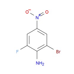 Aobchem&nbsp;2-Bromo-6-Fluoro-4-nitroaniline |  ≥97% |  CAS 455-58-3 |  C6H4BrFN2O2 |  25g