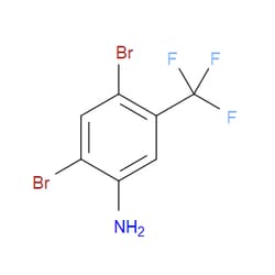 Aobchem&nbsp;2 4-Dibromo-5-(trifluoromethyl)aniline |  ≥97% |  CAS 24115-24-0 |  C7H4Br2F3N |  250mg