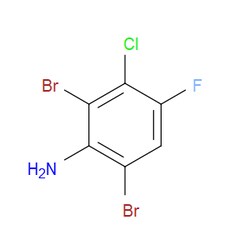 Aobchem&nbsp;2 6-Dibromo-3-chloro-4-fluoroaniline |  ≥95% |  CAS 175135-09-8 |  C6H3Br2ClFN |  25g