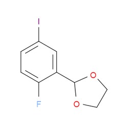 Aobchem&nbsp;2-(2-Fluoro-5-iodophenyl)-1 3-dioxolane |  ≥95% |  CAS 773095-44-6 |  C9H8FIO2 |  1g