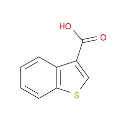 Aobchem&nbsp;Benzo[b]thiophene-3-carboxylic acid |  ≥97% |  CAS 5381-25-9 |  C9H6O2S |  25g