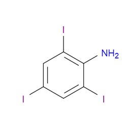 Aobchem&nbsp;2 4 6-Triiodoaniline |  ≥95% |  CAS 24154-37-8 |  C6H4I3N |  250mg