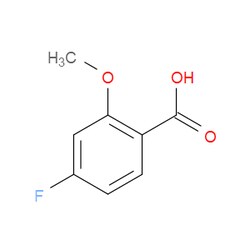 Aobchem&nbsp;4-Fluoro-2-methoxybenzoic acid |  ≥97% |  CAS 395-82-4 |  C8H7FO3 |  10g