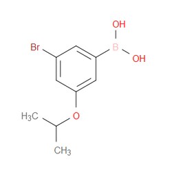 Aobchem&nbsp;3-Bromo-5-isopropoxyphenylboronic acid |  ≥95% |  CAS 871125-81-4 |  C9H12BBrO3 |  25g