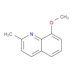 Aobchem&nbsp;8-Methoxy-2-methylquinoline |  ≥97% |  CAS 3033-80-5 |  C11H11NO |  5g