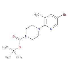 Aobchem&nbsp;5-Bromo-2-(4-BOC-piperazin-1-yl)-3-methylpyridine |  ≥95% |  CAS 878809-70-2 |  C15H22BrN3O2 |  5g