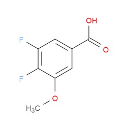 Aobchem&nbsp;3 4-Difluoro-5-methoxybenzoic acid |  ≥97% |  CAS 887584-98-7 |  C8H6F2O3 |  1g
