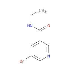 Aobchem&nbsp;5-Bromo-N-ethylnicotinamide |  ≥97% |  CAS 173999-48-9 |  C8H9BrN2O |  5g