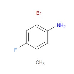 Aobchem&nbsp;2-Bromo-4-fluoro-5-methylaniline |  ≥97% |  CAS 1065076-39-2 |  C7H7BrFN |  5g