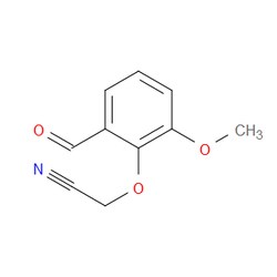 Aobchem&nbsp;2-(2-Formyl-6-methoxyphenoxy)acetonitrile |  ≥97% |  CAS 127500-89-4 |  C10H9NO3 |  25g