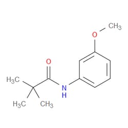Aobchem&nbsp;N-(3-methoxyphenyl)-2 2-dimethylpropanamide |  ≥97% |  CAS 56619-93-3 |  C12H17NO2 |  10g