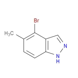 Aobchem&nbsp;4-Bromo-5-methyl-1H-indazole |  ≥97% |  CAS 926922-40-9 |  C8H7BrN2 |  10g