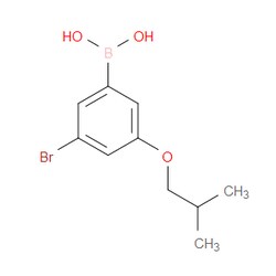 Aobchem&nbsp;3-Bromo-5-isobutoxyphenylboronic acid |  ≥97% |  CAS 918904-39-9 |  C10H14BBrO3 |  10g