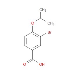 Aobchem&nbsp;3-Bromo-4-isopropoxybenzoic acid |  ≥95% |  CAS 213598-20-0 |  C10H11BrO3 |  25g