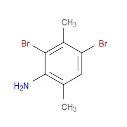 Aobchem&nbsp;2 4-Dibromo-3 6-dimethylaniline |  ≥97% |  CAS 26829-89-0 |  C8H9Br2N |  10g