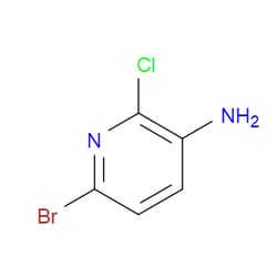 Aobchem&nbsp;3-Amino-6-bromo-2-chloropyridine |  ≥95% |  CAS 169833-70-9 |  C5H4BrClN2 |  25g