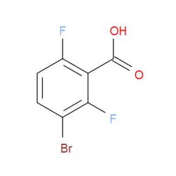 Aobchem&nbsp;3-Bromo-2 6-difluorobenzoic acid |  ≥97% |  CAS 28314-81-0 |  C7H3BrF2O2 |  25g
