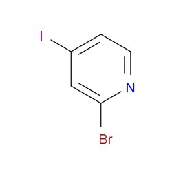 Aobchem&nbsp;2-Bromo-4-iodopyridine |  ≥97% |  CAS 100523-96-4 |  C5H3BrIN |  25g